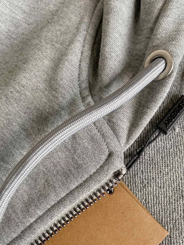Burberry Hoodies & Sweatshirts Zip-Up Hoodie with Check Panels product detail image 30