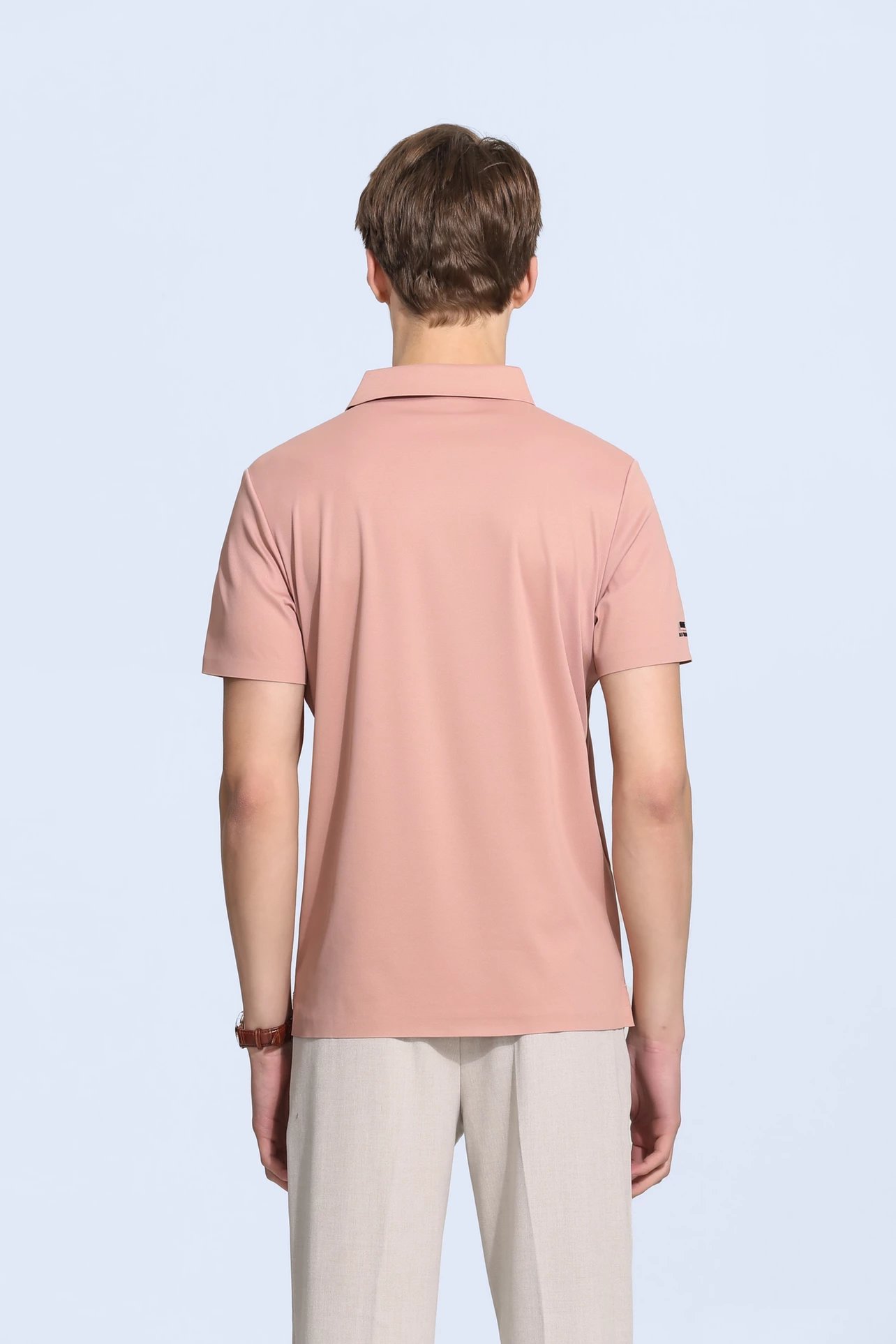 5a级抗菌,无痕压胶:皮尔卡丹 男士 无痕凉感五色短袖polo衫