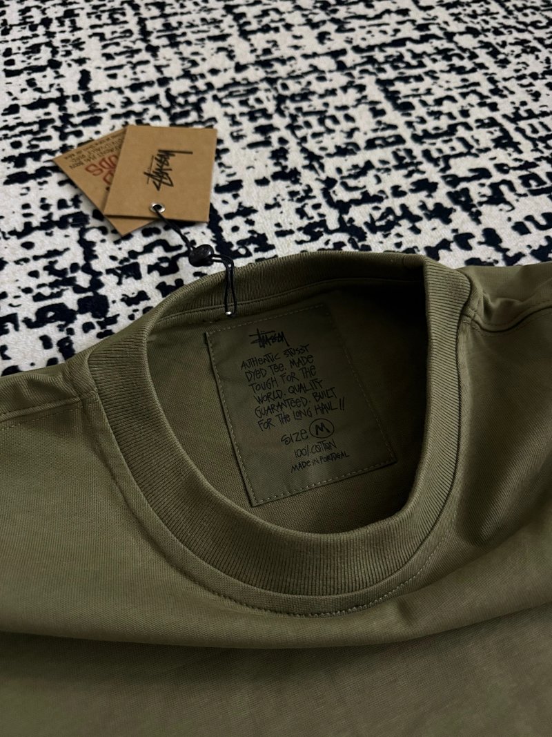 [¥99⮕¥65] Stu Blank Navy Green Tee