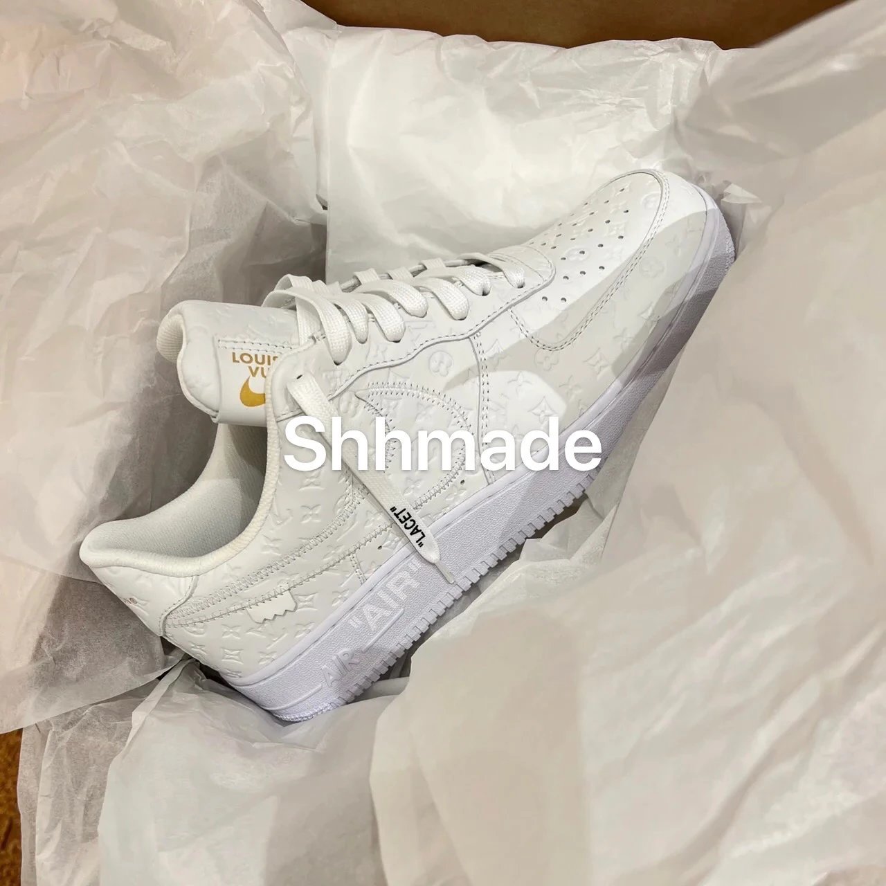 22ssAF1 joint pure white annual heavyweight shoe king exclusive development