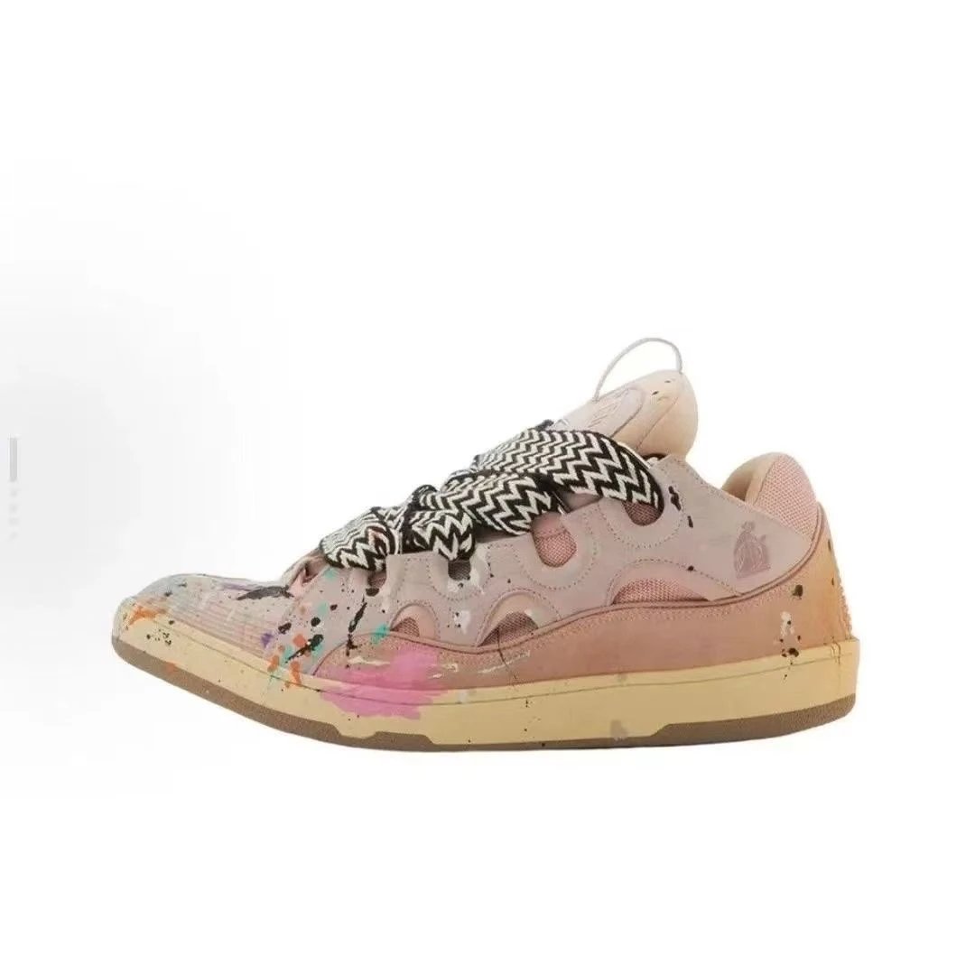 Asics Gel-Lyte III x Takashi Murakami Paint Splatter Pink Sneakers - 1