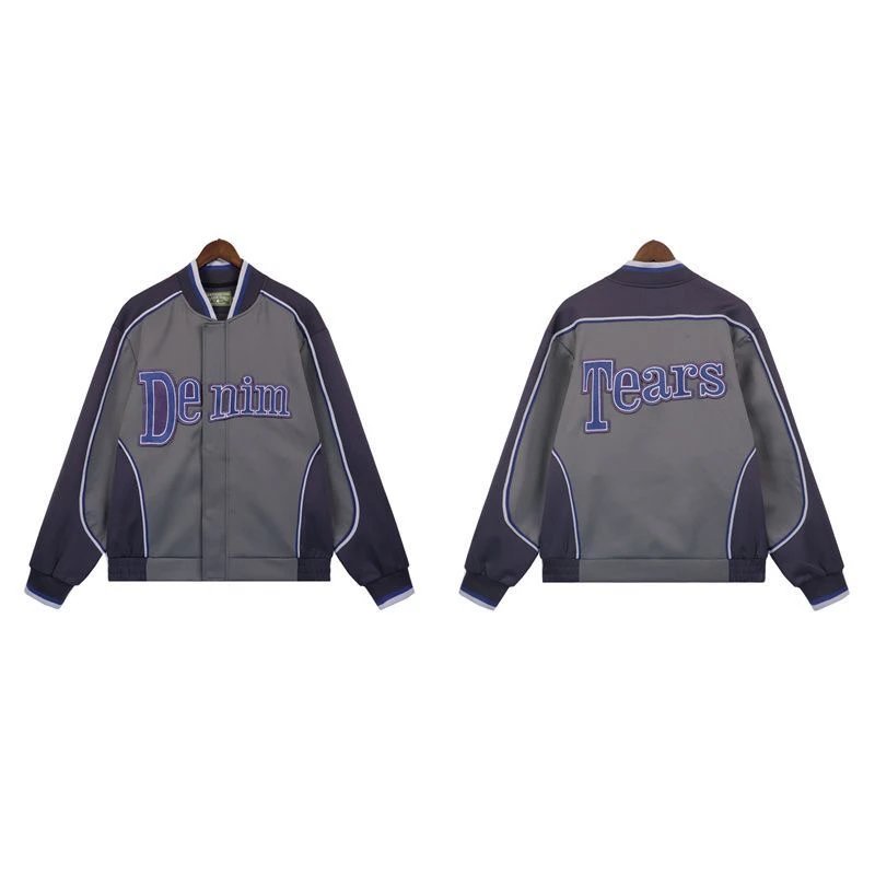 Denim Tears Track Jacket White and Mint Green Outerwear - 4