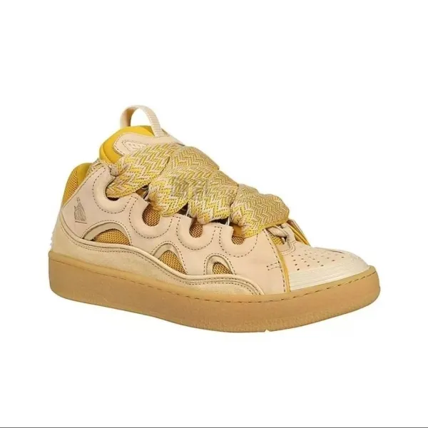 Lanvin x A-Cold-Wall* Odeon Yellow Beige Sneakers - 1