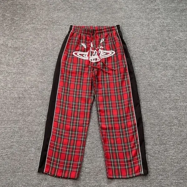 Vivienne Westwood Red Tartan Track Pants - 1