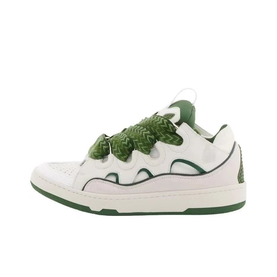Maison Margiela Tabi Sneaker Green and White Sneakers - 1