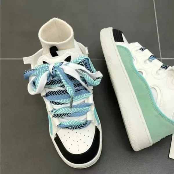 Off-White x Nike Air Jordan 1 Mid 'Ocean Breeze' Sneakers - 1