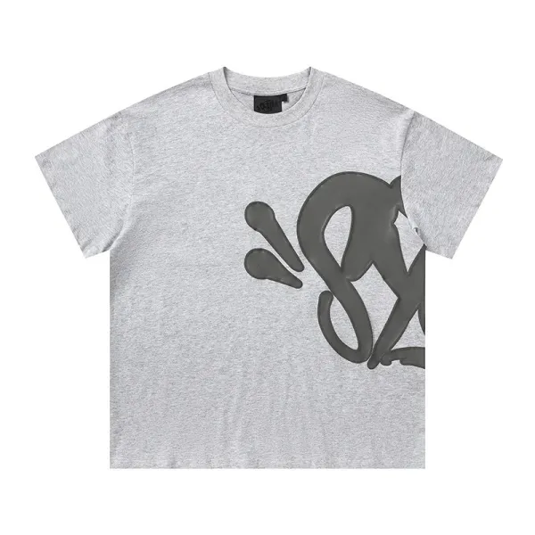 Off-White 'Quote' Graphic T-Shirt Gray - 1