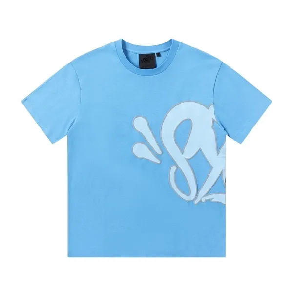 Off-White™ Graphic Print Light Blue T-Shirt - 1