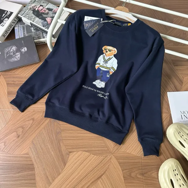 Polo Ralph Lauren Polo Bear Graphic Navy Hoodie - 1