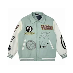 thumbnail for 🉐️ Woolen baseball jacket 013