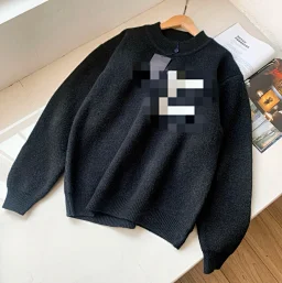 thumbnail for 🉐 Neckline upgrade: four-color version, upgraded jacquard logo, enlarged thickened pullover, sweater, ice silk short sleeves, 023