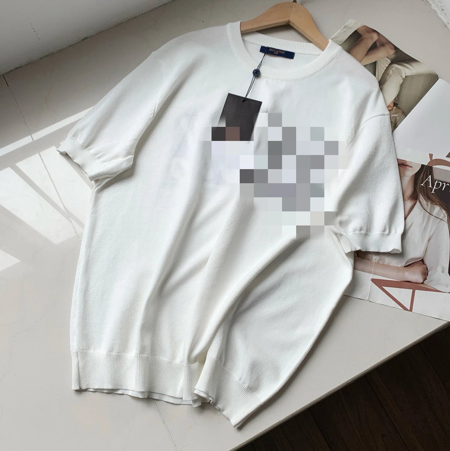 white short sleeve