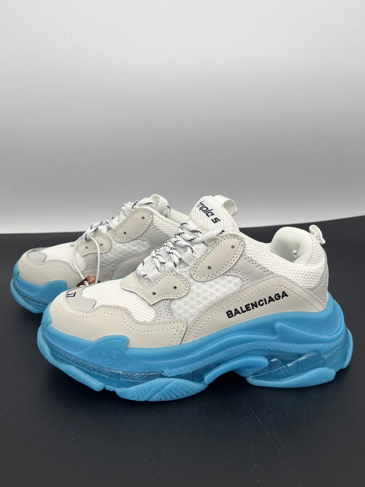 Paris Generation 1 Dad Shoe Grey Blue Crystal