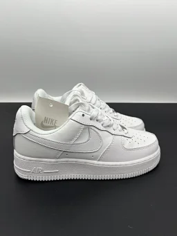 thumbnail for 特价包邮 不退不换  Air Force 1  空军低帮全白 AF1二层皮太空拼接 高品质运动休闲鞋【软包发货 无鞋盒】 &nbsp;