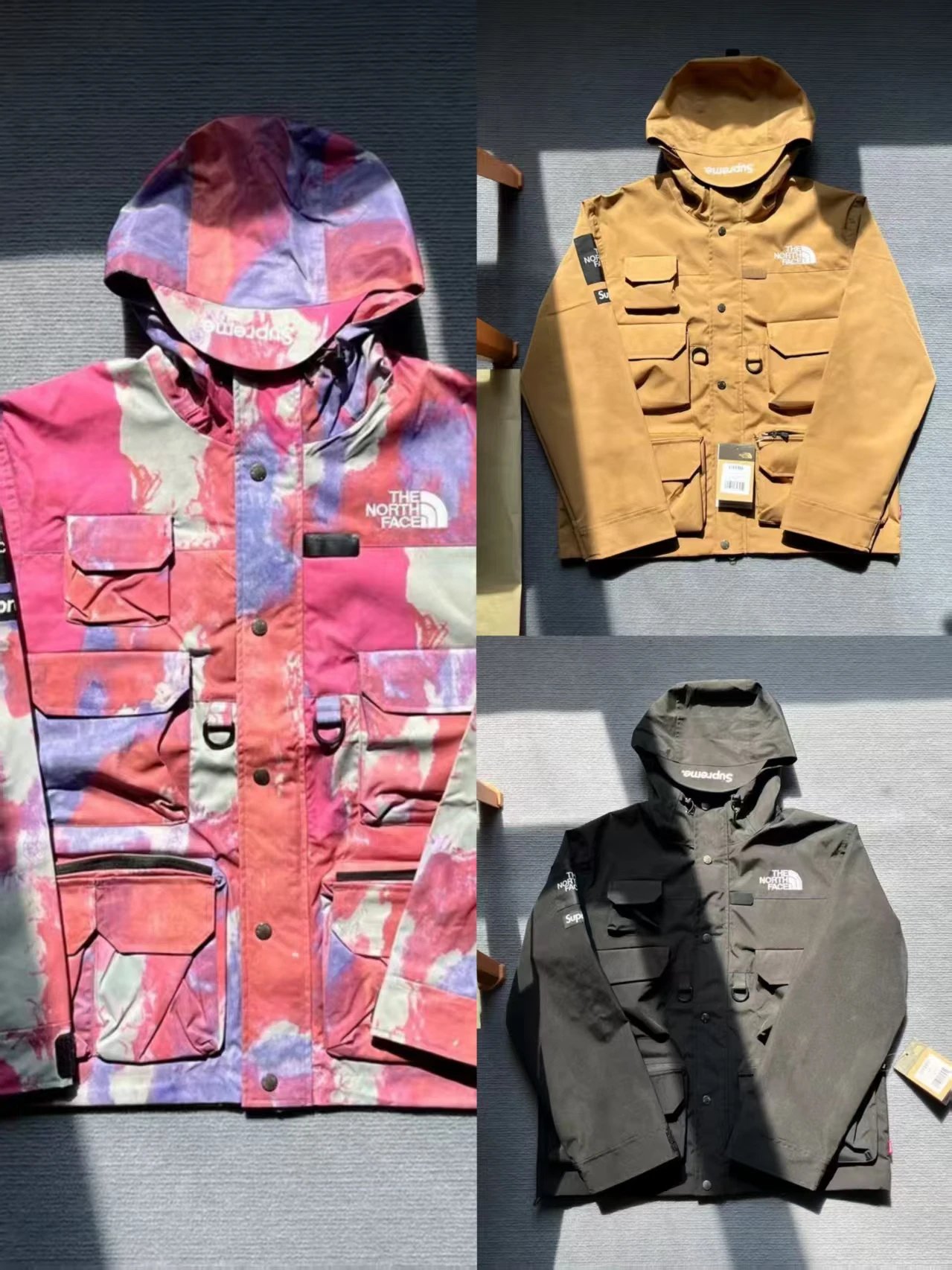 Explosive Clearance Sale! The North Face x Supreme Multi-Pocket Windbreaker - Previously Sold for 3xx, Compare Freely to Higher-Priced Items! Clearance Items Non-Returnable/Non-Exchangeable, Please Do Not Order if You Have Concerns