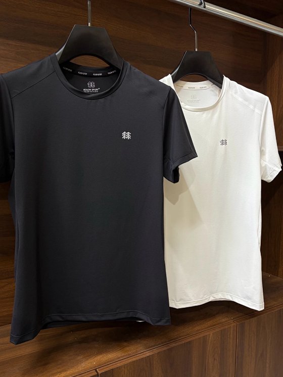 Clearance Sale! Little 🌲 UPF50+ Stretch Crew Neck Moisture-Wicking Quick-Dry Seamless Bonded Short Sleeve Original Factory Fabric Full Shoulder Bonded Construction Top-Tier Product