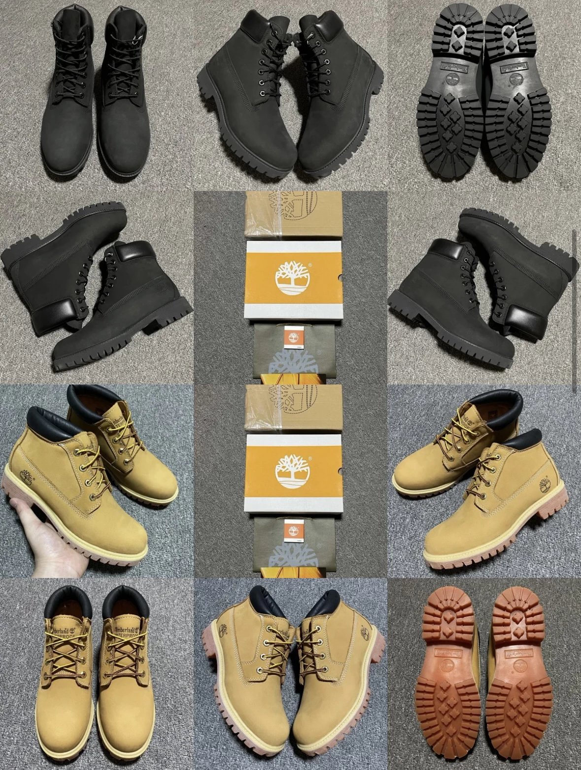 Classic Timberland Timberland rhubarb boots upgraded version