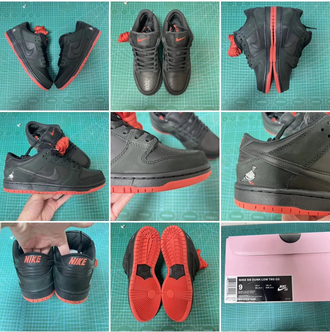 Top batch Dunk Black pigeon