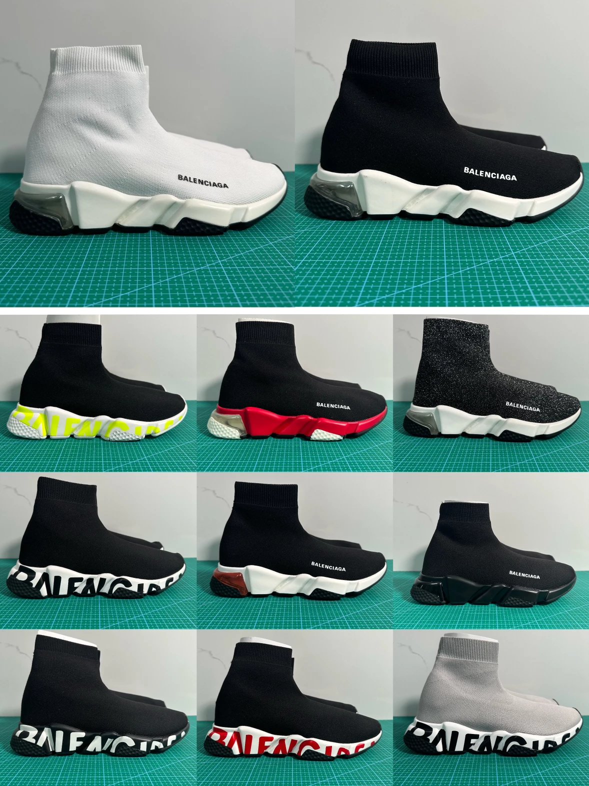 Balenciage Speed Balenciaga socks and shoes air-cushion shoes high-top socks and shoes 2.0 3.0 (36/46 one size too small)