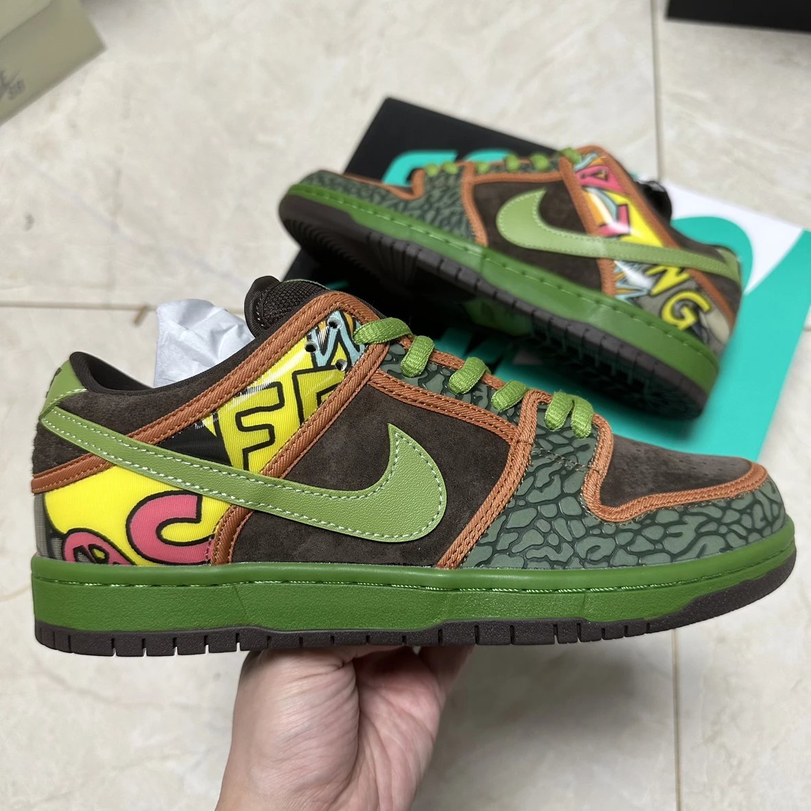 Nike Dunk SB Low De La Soul 粽绿