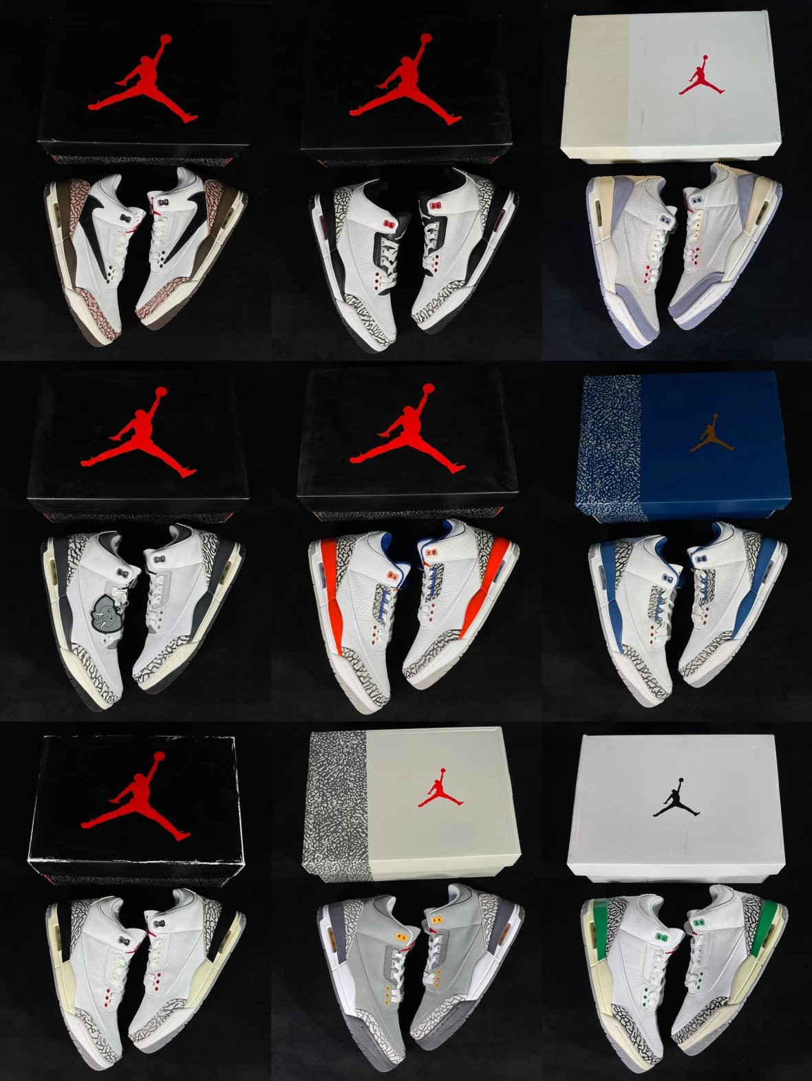 Fog batch Air Jordan 3 series (Aj3)