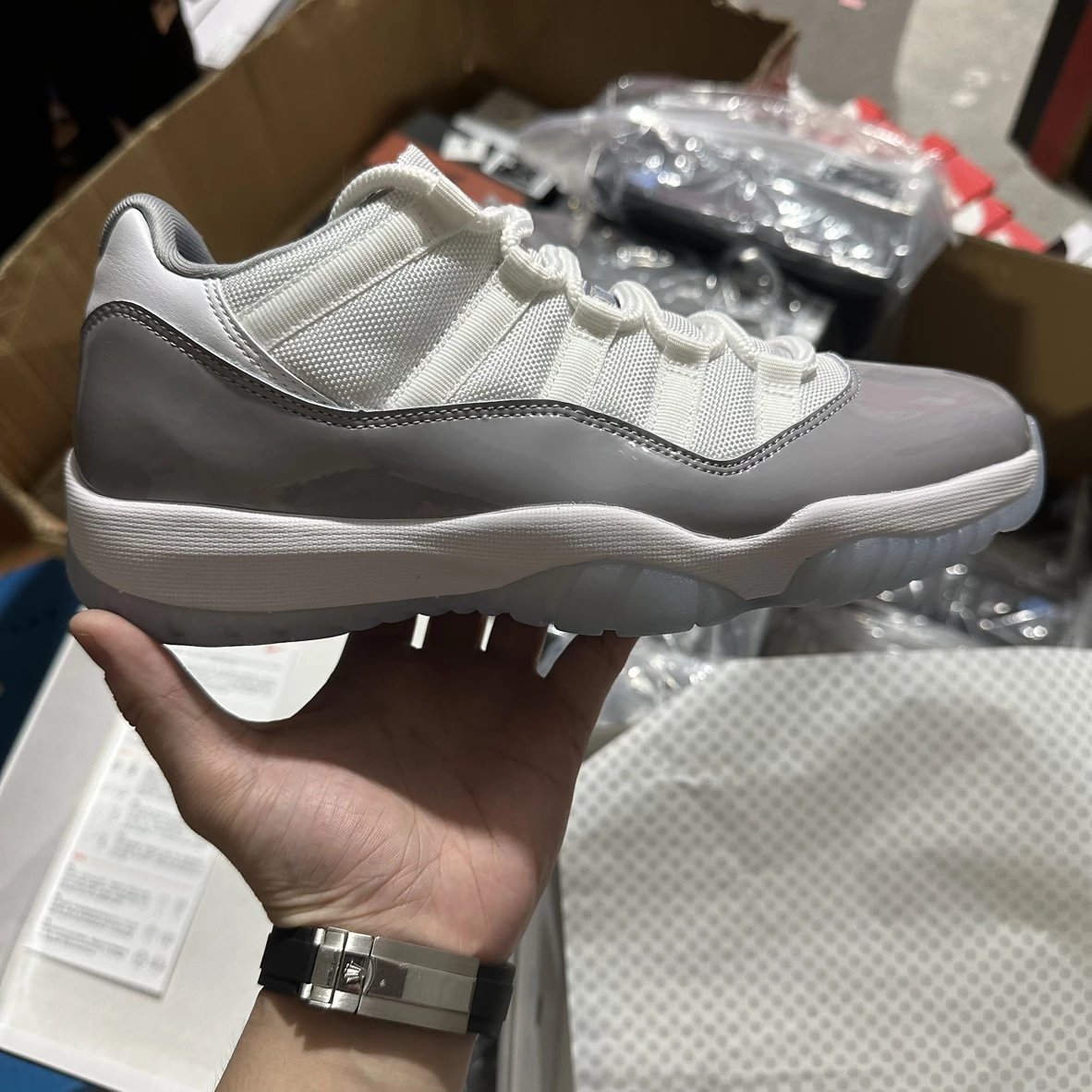 XP batch Air jordan 11 Low “Cement Grey” gray cement
