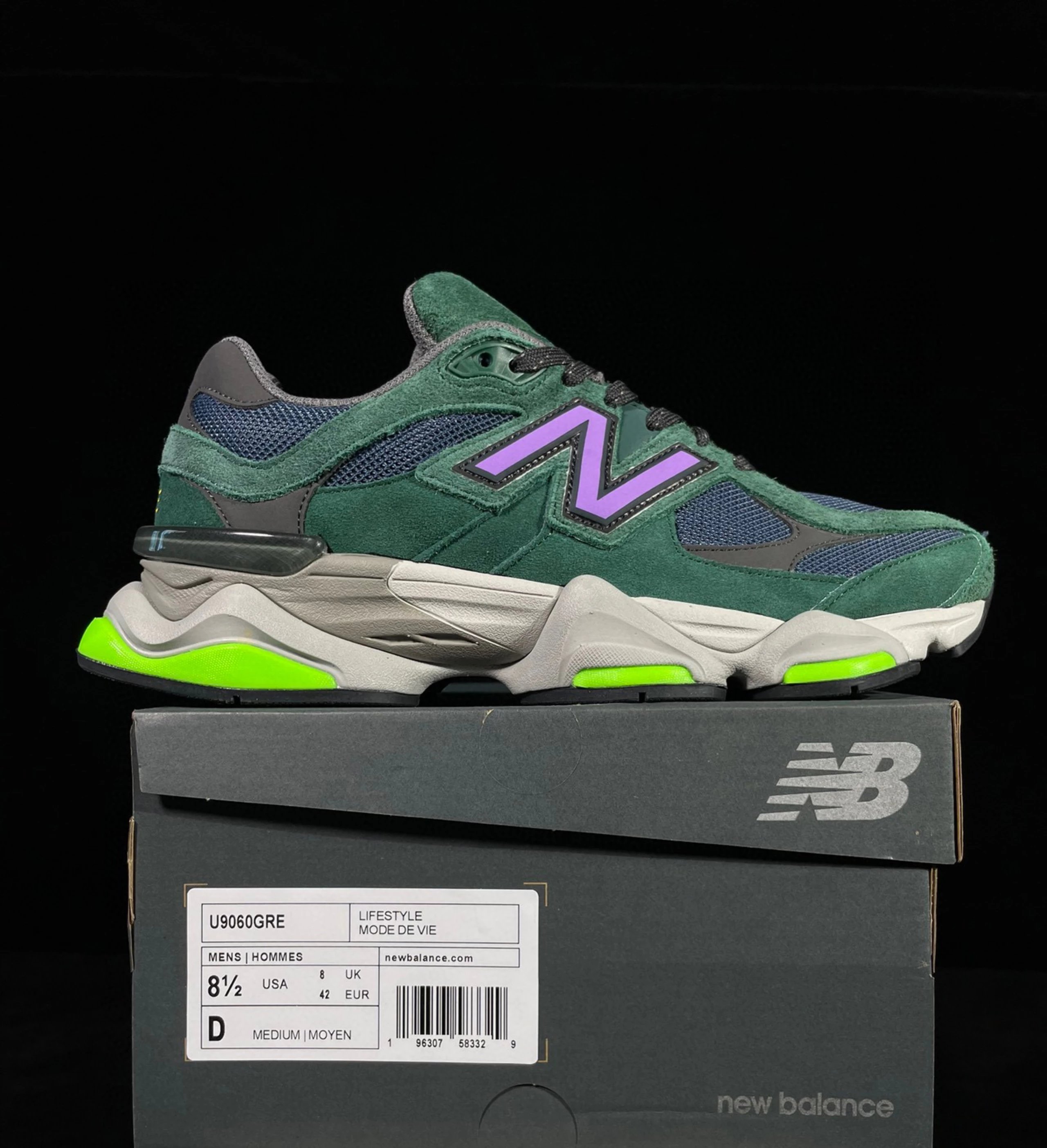 Top NB 9060 GRE Green Purple