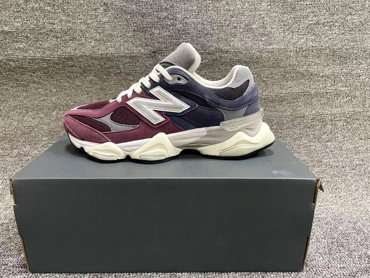 Top NB 9060 GBN dark blue burgundy color matching