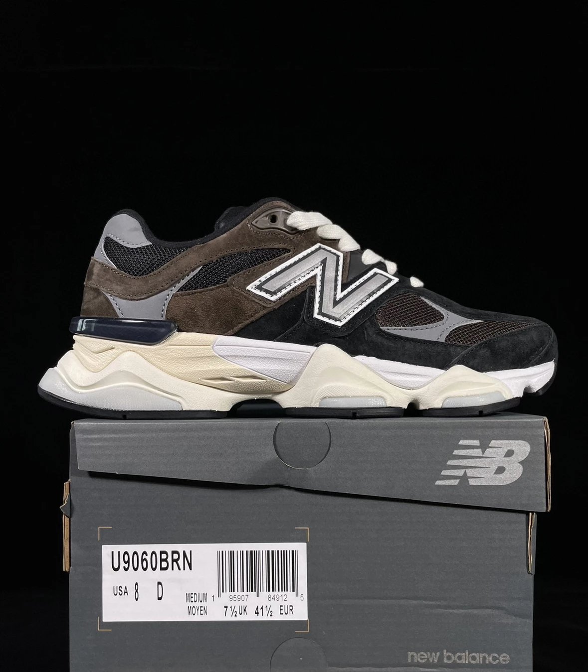 Top NB 9060 BRN black brown