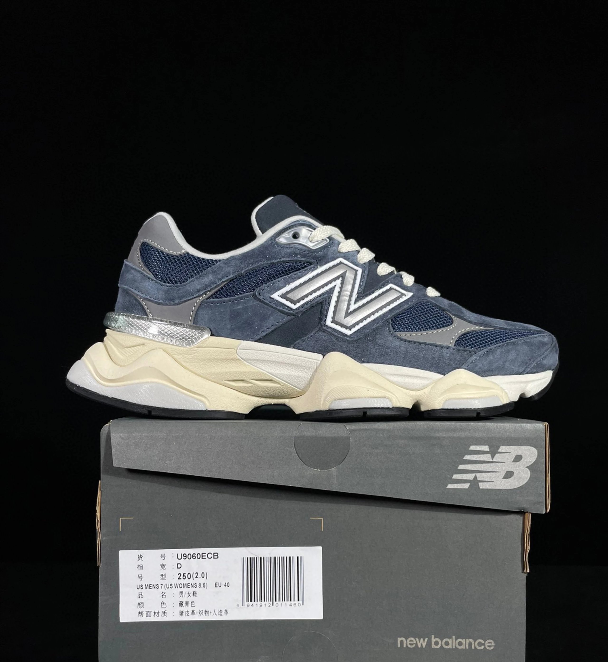 Top NB9060 Navy Blue ECB