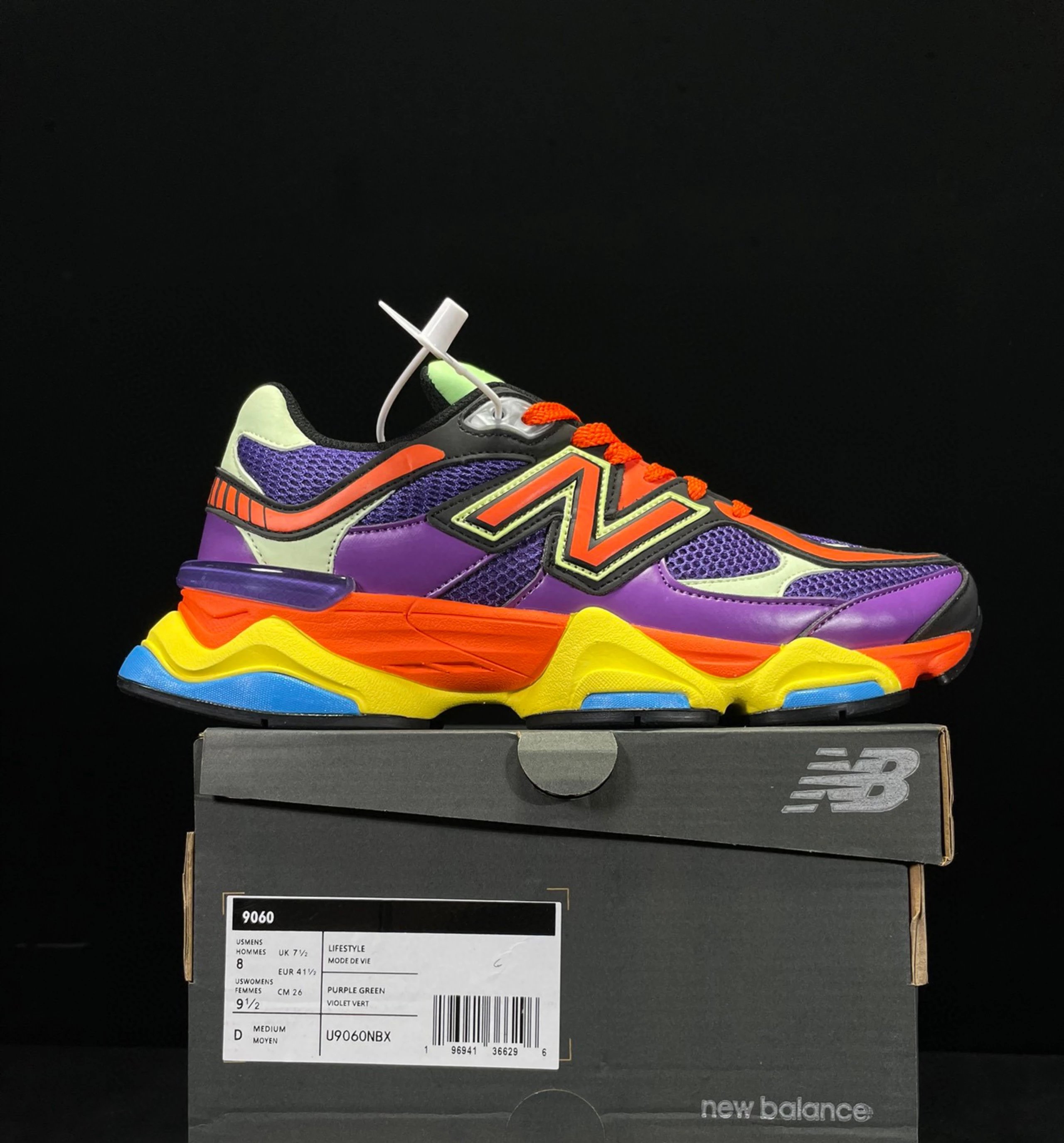 Top NB9060 NBX Orange Purple