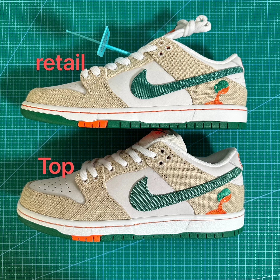[Top Batch]Jarritos × Nike Dunk SB Low "Phantom and Malachite" Soda Drink Tear Off Off-White