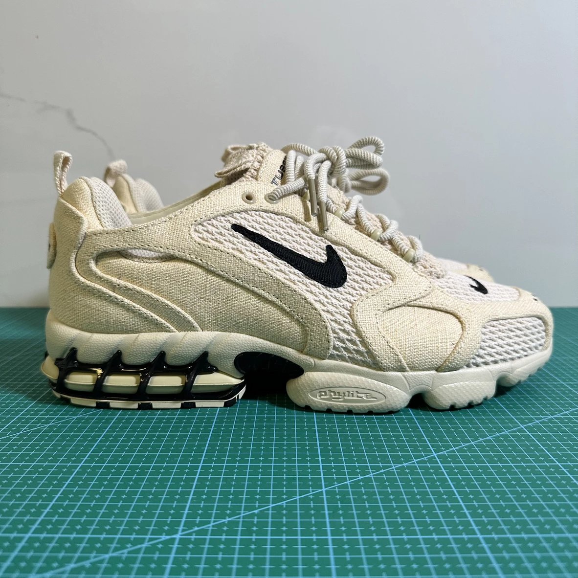 [PK batch]Stussy X Nike Air Zoom Spiridon CG 2 Stussy daddy shoes desert yellow
