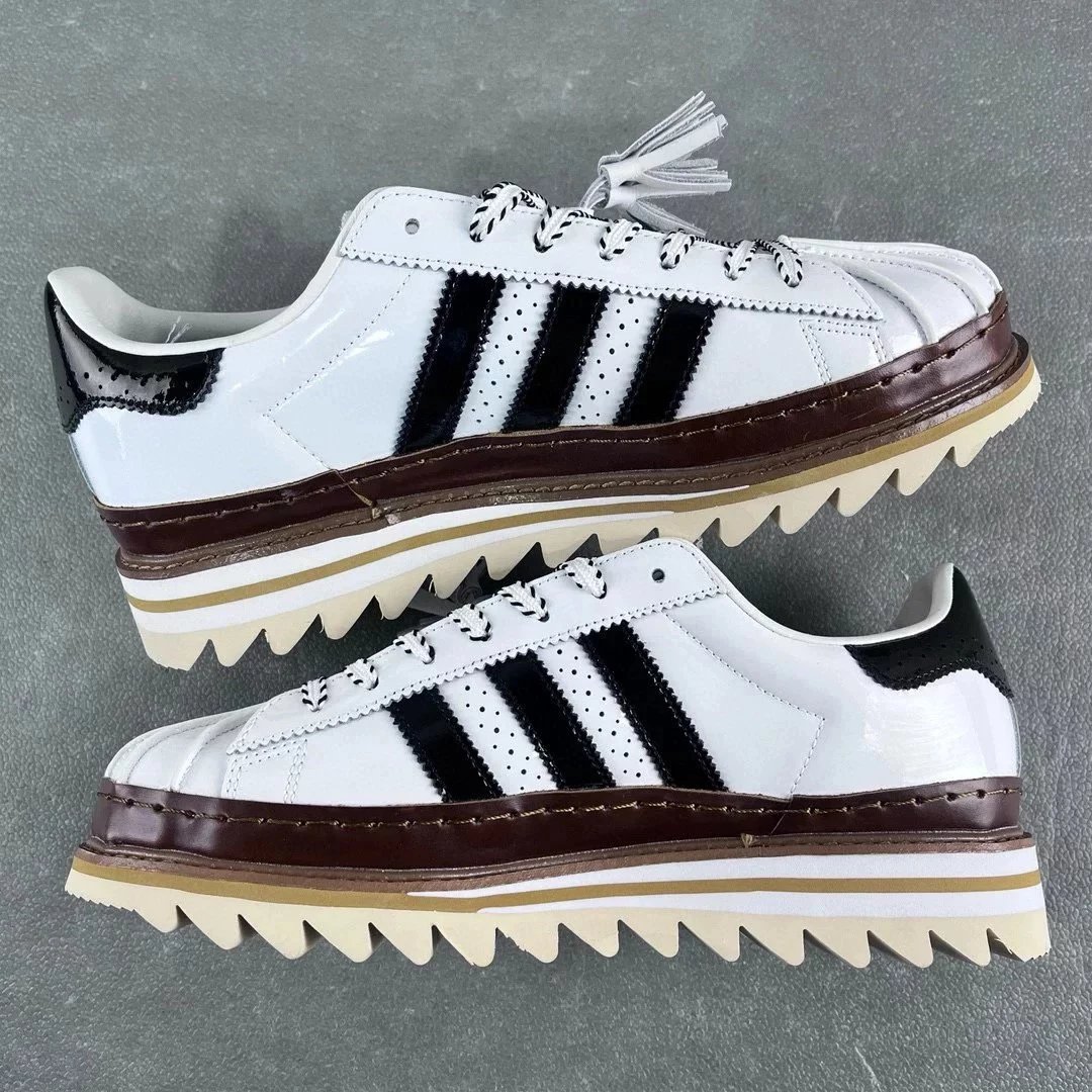 CLOT x AD Adidas Superstar Edison Chen co-branded sawtooth casual sneakers