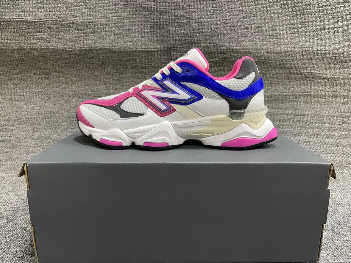 Top NB 9060 white pink blue