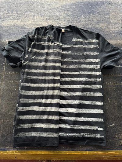 Dior SS05 Black Striped Tee