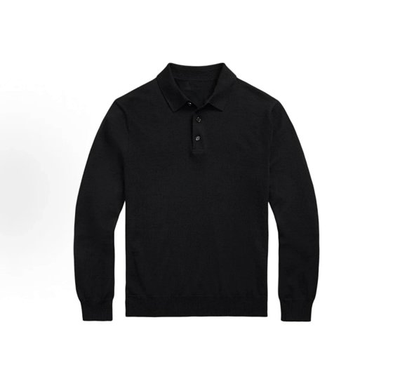 Two pieces at 95% off, four pieces at 9% off/Pony Merino wool polo/Black sticky wool is a common problem. Do not take photos if you mind/100% wool/Support testing/Bailingda embroidery/Tajima PAX buttonhole machine