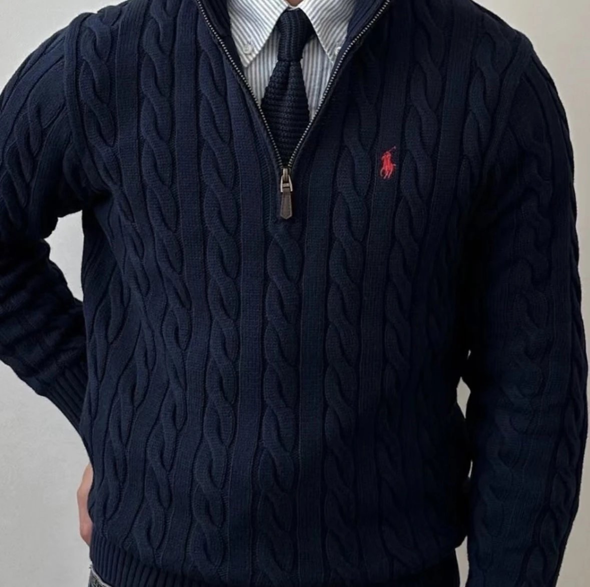 Polo ralph lauren Sweater Cable-Knit Quarter-Zip