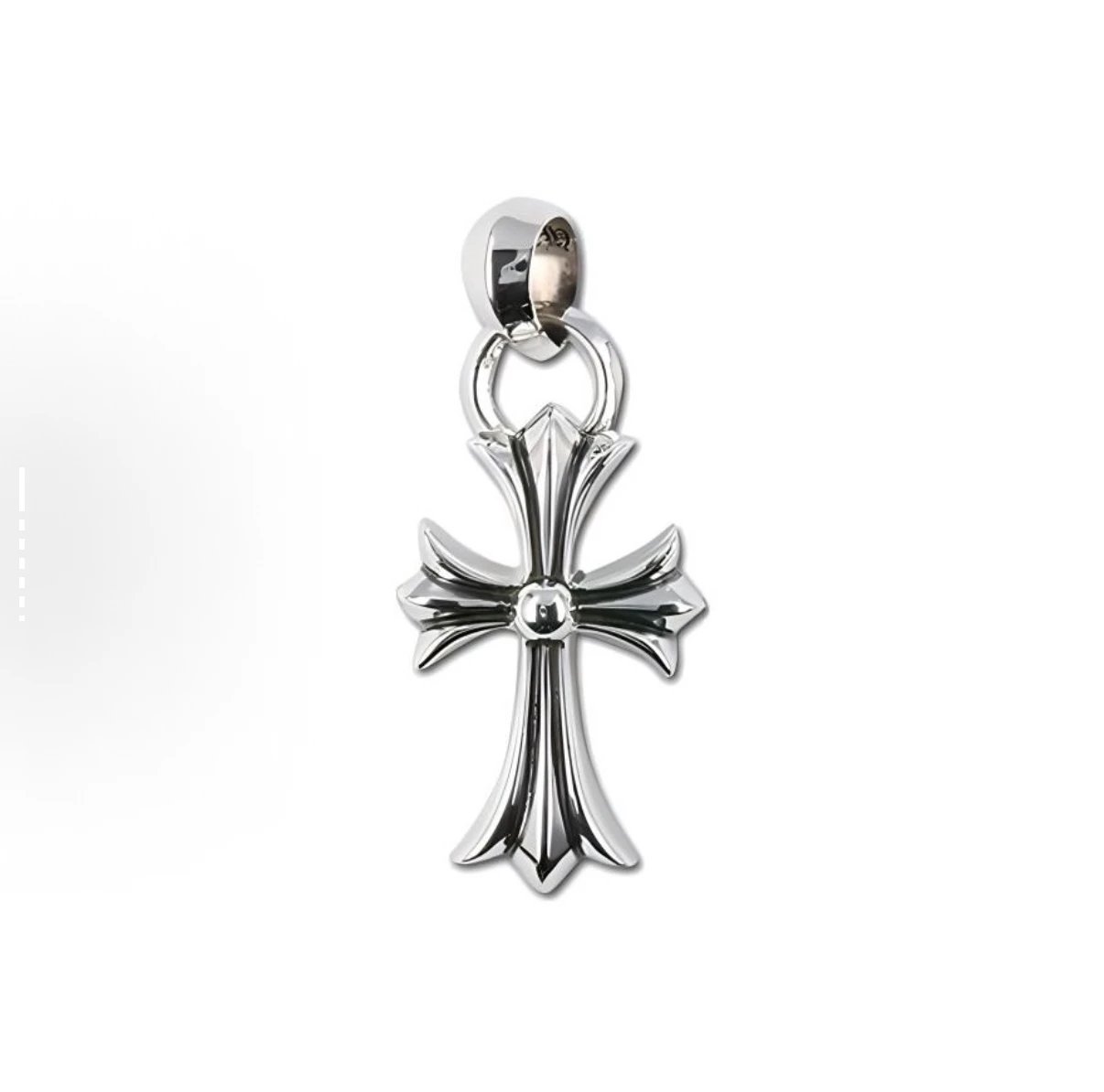 (In Stock) CH Water Drop Cross Pendant