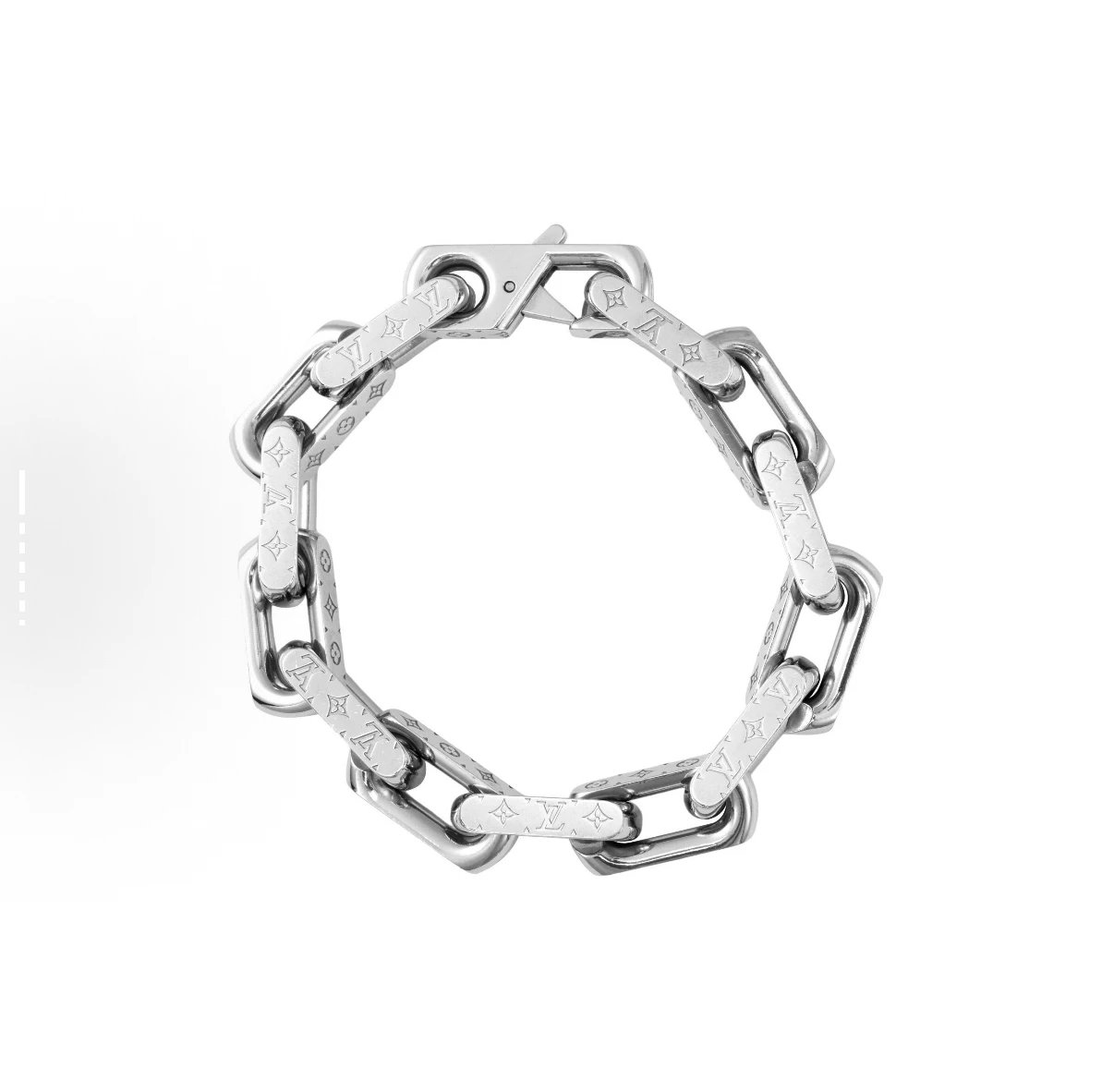 (In Stock) V-Shape Color-Block Cuban Link Bracelet