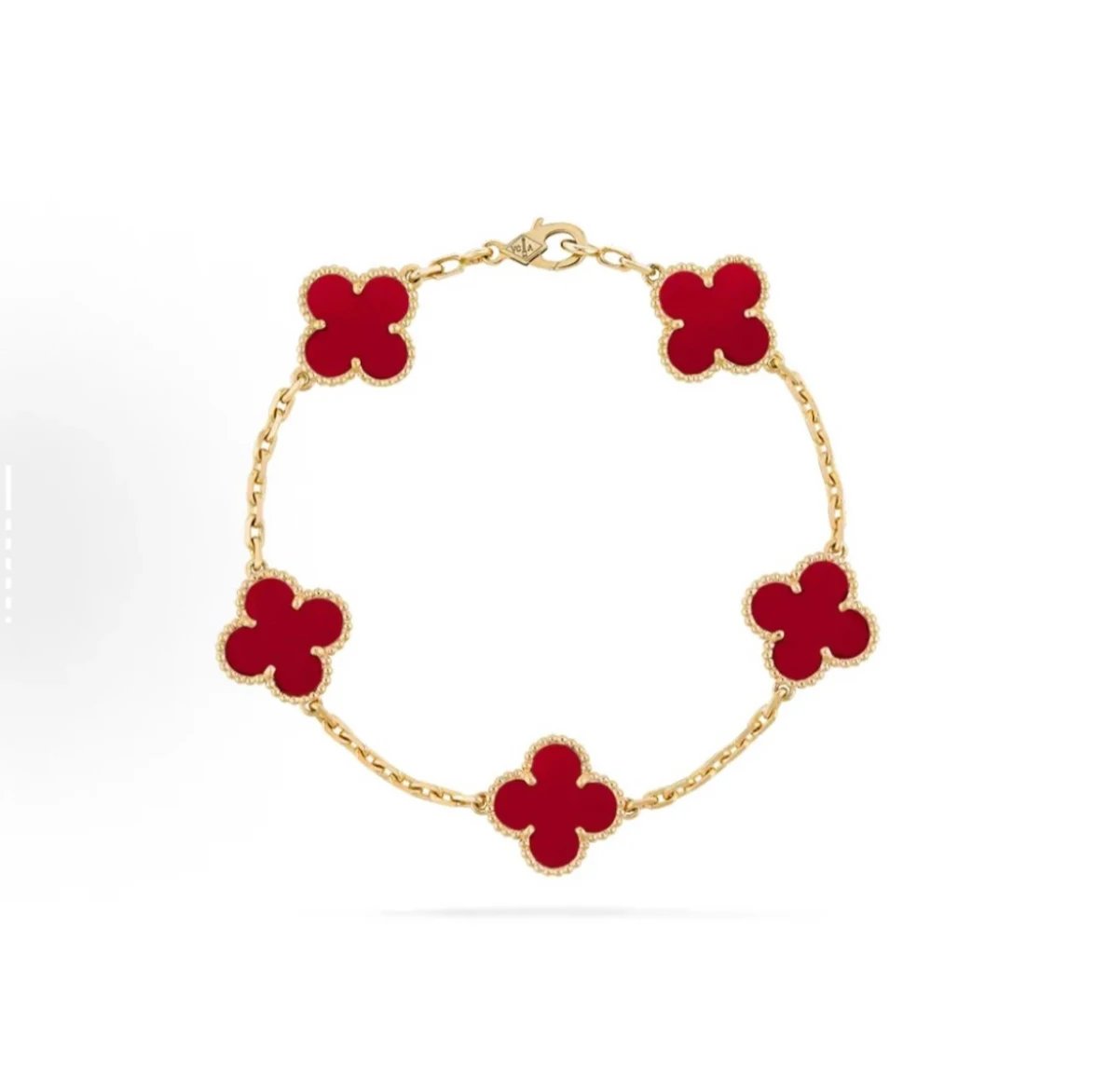 Gold-plated carnelian