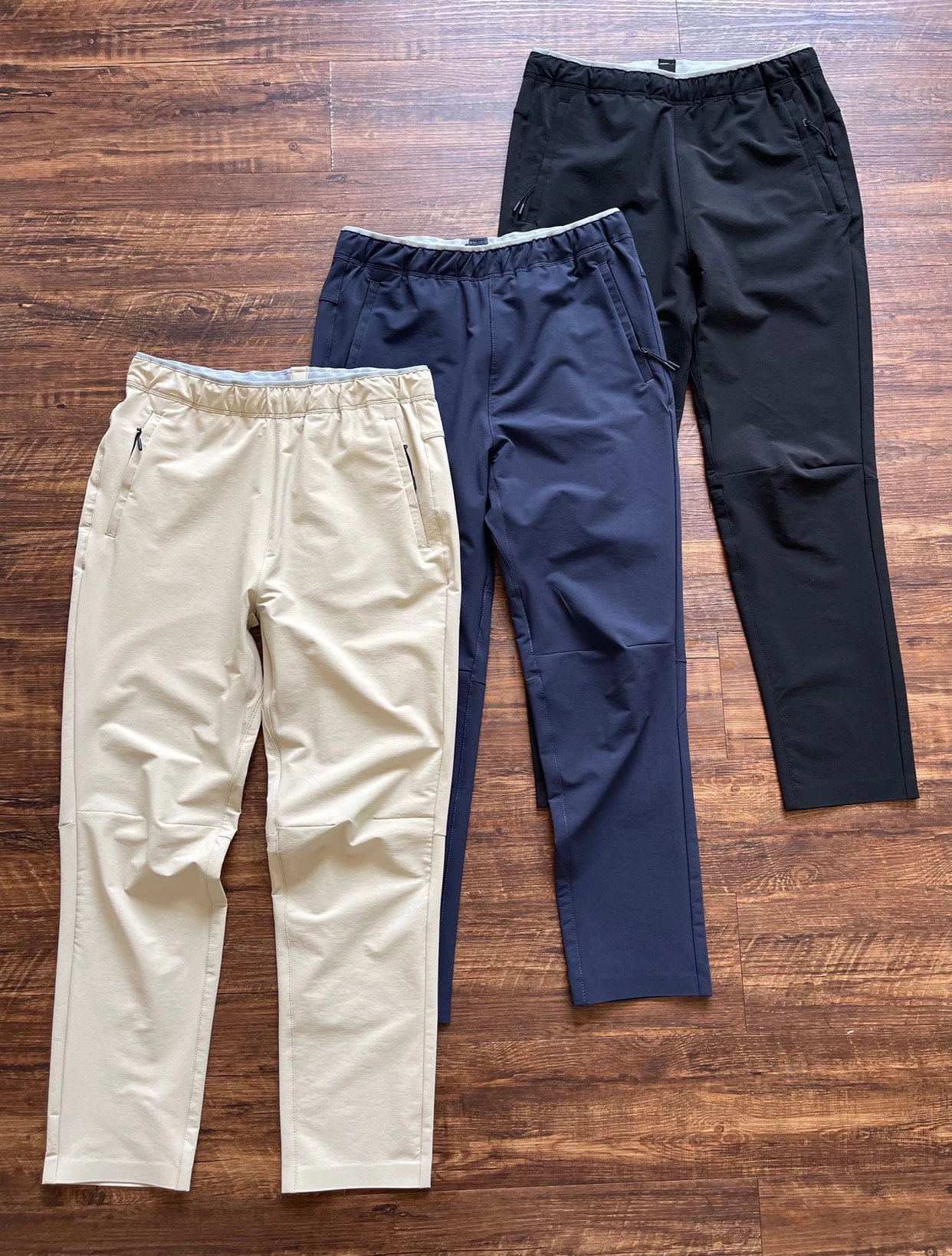 Zegna Men's 2024 Spring/Summer Lightweight Stretch Quick-Dry Soft Shell Straight Leg Casual Pants - Air-Textured Fabric with Swiss Tech Fiber for Outdoor Performance