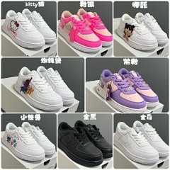 NIKE children's shoes AF1 Air Force One Nezha co branded cartoon children's casual board shoes low top sports shoes casual shoes for men and women's shoes