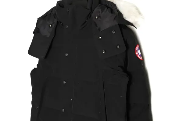 Canada Goose Expedition Parka Black Down Jacket - 17