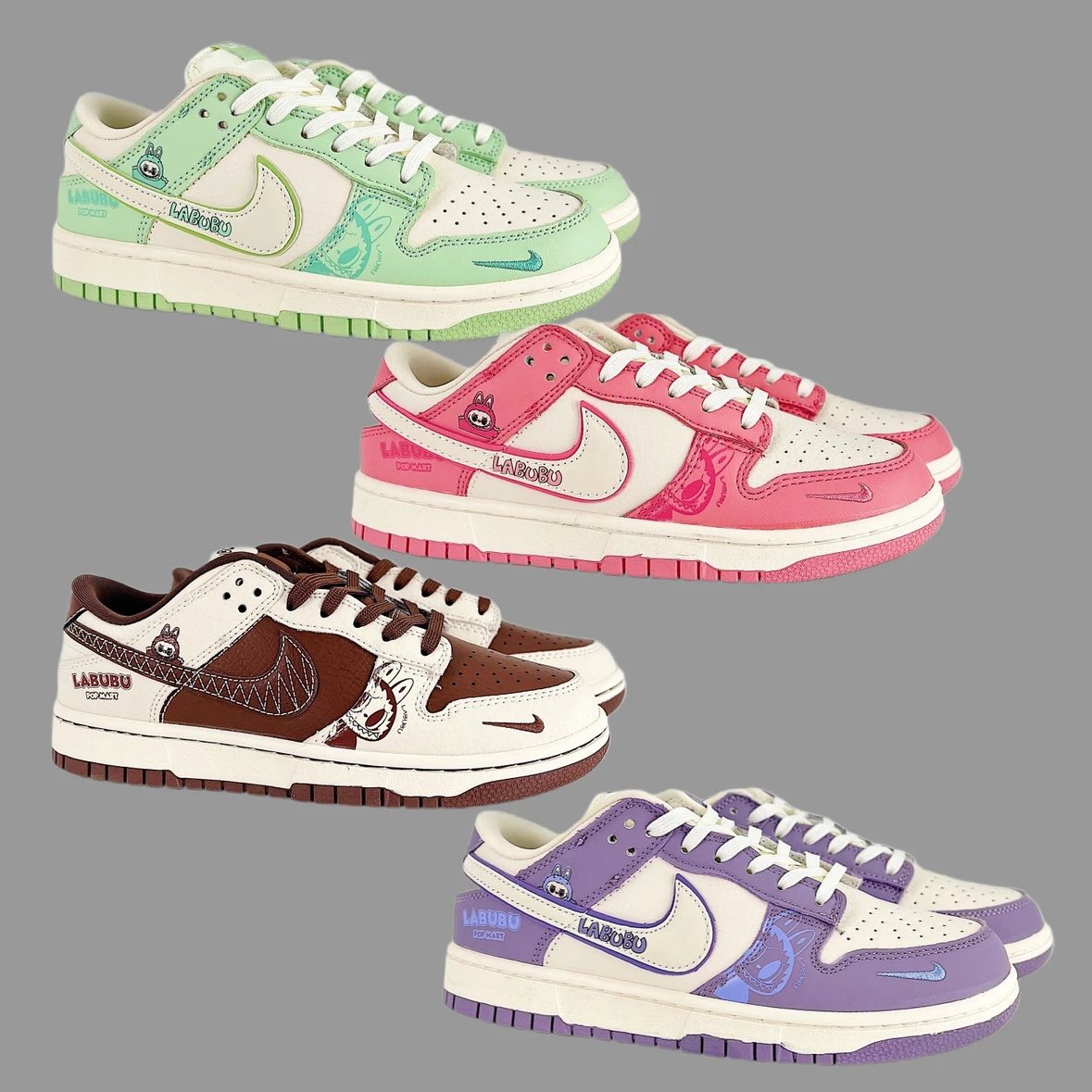 Nike Dunk SB Low Labubu Custom Couple Sneakers