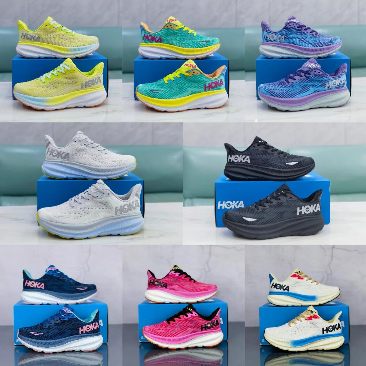HOKA ONE ONE Clifton 9 Running Shoes