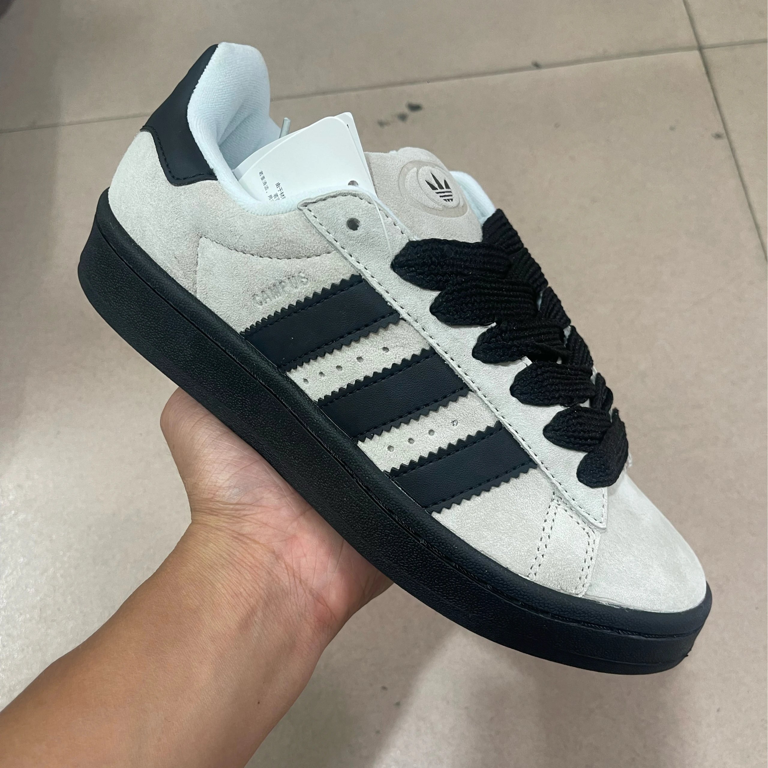 White Beige Gray Black