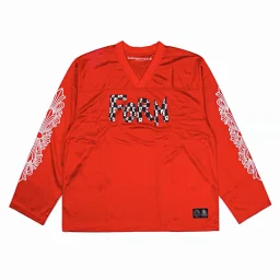 thumbnail for Crowe Mattyboy Graffiti Red Mesh Cloth Sports Hockey Jersey Short Sleeve T-shirt Long Sleeve Women