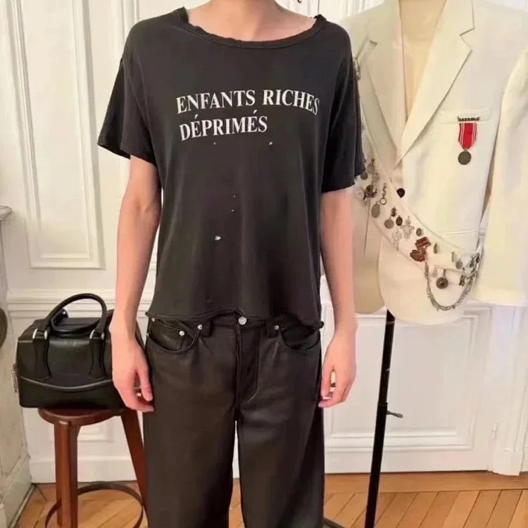 ERD logo distressed tee