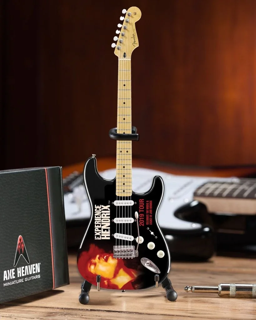 绝版* Fender Stratocaster JH-807 Jimi Hendrix 珍藏版10寸精工吉他模型